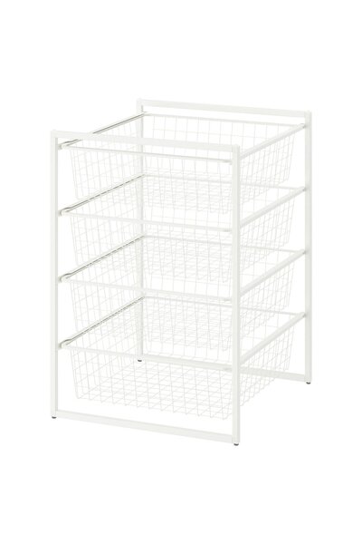 IKEA JONAXEL Storage combination, white, 50 x 51 x 70 cm