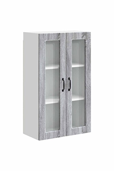 vidaxl Dulap de bucătărie Gri Sonoma 60 x 31 x 100 cm Lemn compozit
