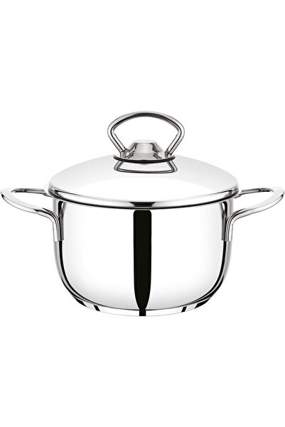 Generic Small stainless steel pot with comfortable handles from Al Saif, Size...
