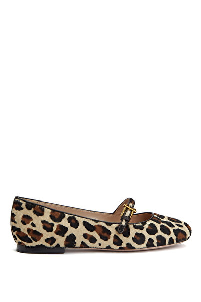 Beymen Collection Leopar Desenli Kadın Deri Babet