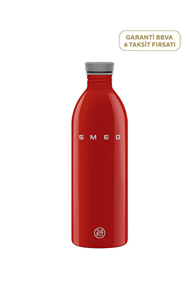 SMEG Urban Bottle Kırmızı Çelik Matara 1 lt