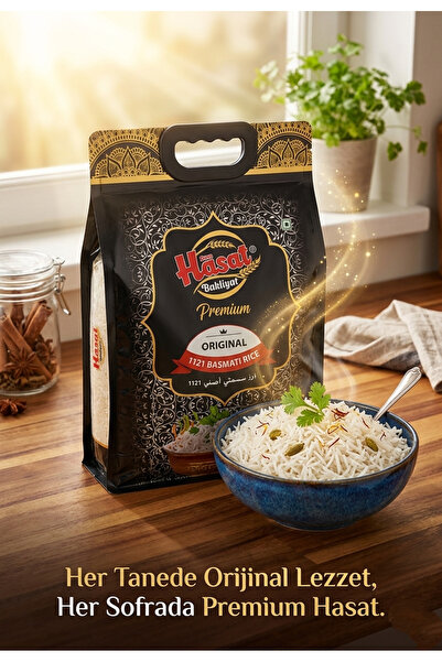 Merkezkuruyemişbaharat Hasat basmati pirinç (5 kg )