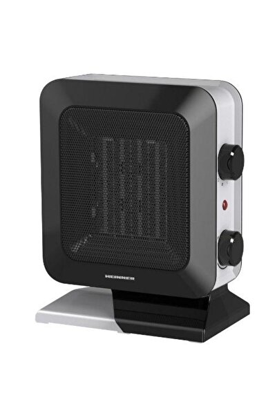 Heinner HCH-L1400BK Ceramic Fan Heater, 1400W, 2 Heat Settings, Adjustable Th...