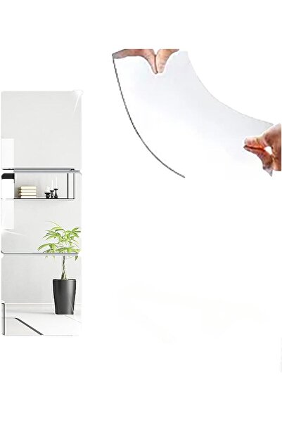 Arabest 3-Pack Self-Adhesive Acrylic Mirror,Shatterproof,Flexible Wall Sticke...