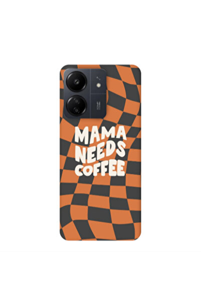 Other Xiaomi Redmi 13C Mama needs coffee Transparent Silicone TPU Θήκη