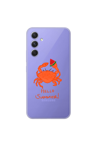 Other Samsung S25 PLUS Hello Summer! Transparent Silicone TPU Θήκη