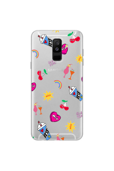 Other Samsung A6 Plus glam time Transparent Silicone TPU Θήκη
