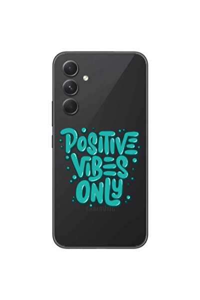 Other Samsung Galaxy A25 Positive Vibes Only Transparent Silicone TPU Θήκη