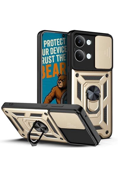 Orso Θήκη Combo Kickstand Slide Camera Gold Poco X8 Pro Max