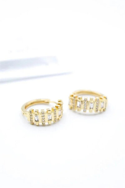 Marsilyan Nvdn- Ieg - Stone-Studded Hoop Earrings - Gold Iegrs-Nvdn1