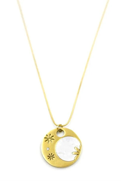 Marsilyan Nvdn- Ieg - Flower Necklace - Gold Iegrs-Nvdn1