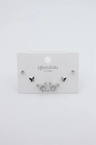Marsilyan Nvdn- Ieg - Multiple Set Earrings - Silver Iegrs-Nvdn1