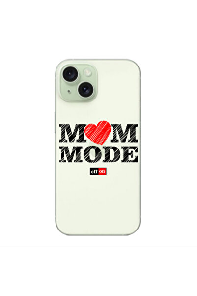Other Apple iPhone 15 Plus Mom mode on Transparent Silicone TPU Θήκη