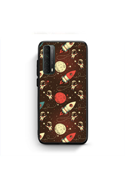 Other Huawei P Smart 2021 Stars and astronaut Black Glossy Θήκη