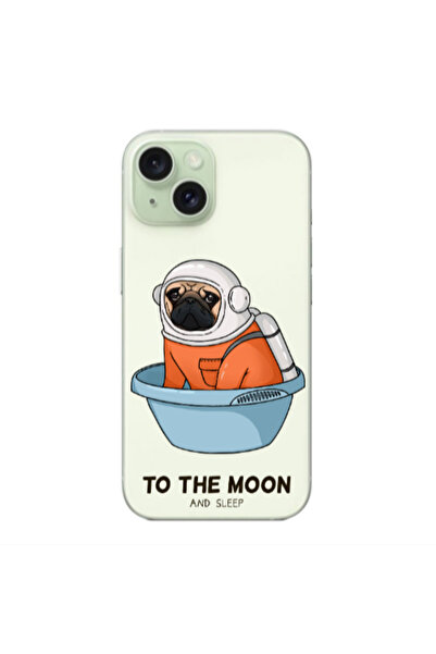 Other Apple iPhone 15 Plus To the moon Transparent Silicone TPU Θήκη