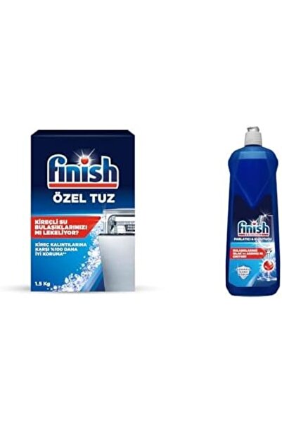 Yıldızan Terra Organic Dishwasher Salt (1 X 1500 g) and Finish Dishwasher Rin...