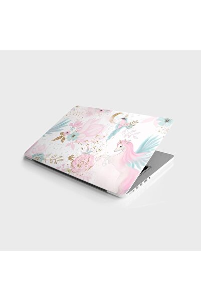 Yıldızan Terra Organik Laptop Computer Notebook Pc Covering Sticker Pink Hors...