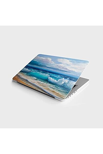 Yıldızan Terra Organik Laptop Computer Notebook Pc Skin Sticker Sea Oil Paint...