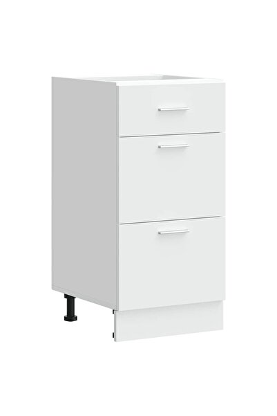 vidaxl Dulap inferior “Lyon” alb 40x46x81,5 cm lemn prelucrat