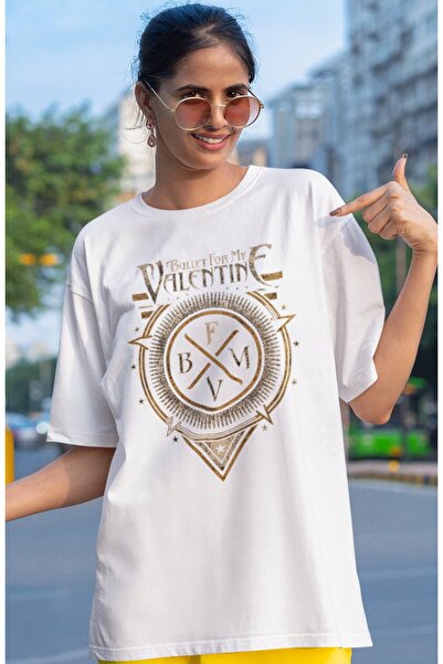 SEVBANO Μπλουζάκι Unisex Oversize με στάμπα της ροκ μέταλ μουσικής ομάδας Bul...