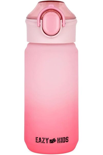 Eazy Kids Water bottle with handle from - Pink color - 500 ml, plastic