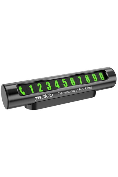 Yesido Suport Numar Auto Bord - Parking (C68) - Black
