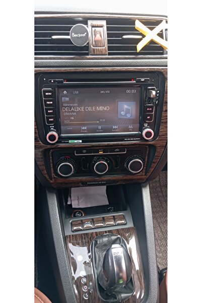 FD Damla Etiket Volkswagen Jetta Full Set Koyu Meşe Maun Kaplama 2013 - 2019