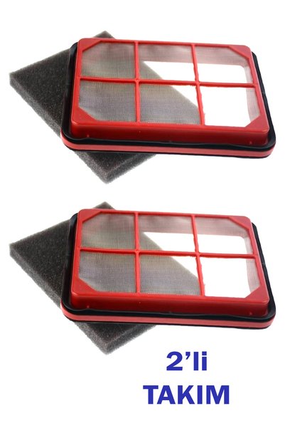 Marketto Set de 2 filtre pentru cameră cu ramă compatibile Rowenta RS-RT4228