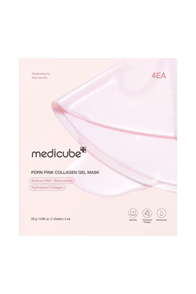 Medicube قناع جل الكولاجين الوردي PDRN - قناع جل الكولاجين الوردي المجدّد للإ...