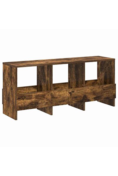 vidaxl Magazine rack Smoked oak 102 x 30 x 45 cm