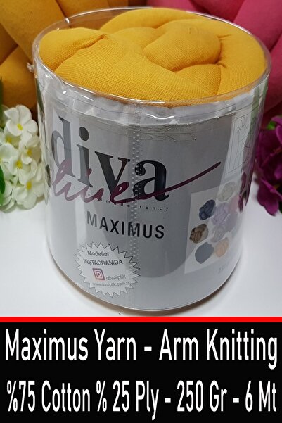 Diva İplik Arm Knit Dev İplik -250 Gram-6 Mt - Renk - 1468