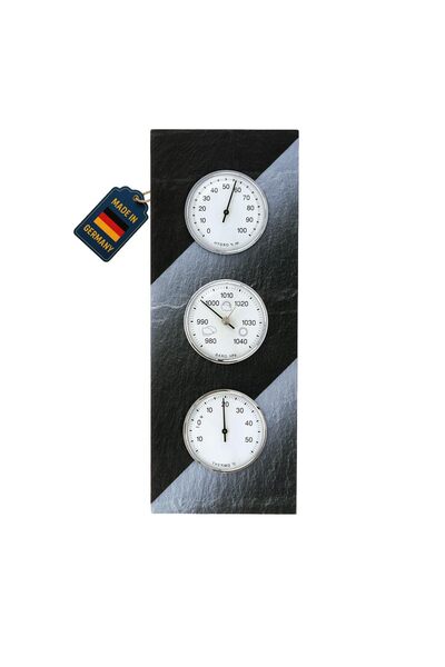 TFA Dostmann analog hava durumu istasyonu arduvazdan yapılmış, 20.3018, barom...