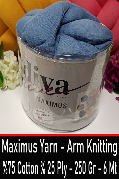 Diva İplik Arm Knit Giant Yarn -250 Grams-6 Mt - Color - 6066
