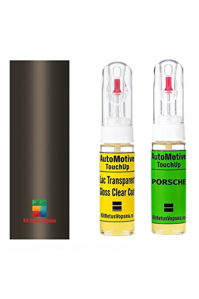 YLKRS AUTOMOTIVE Kit retus vopsea touch-up Porsche 944 PORLY8V (Zobelbraun) ,...