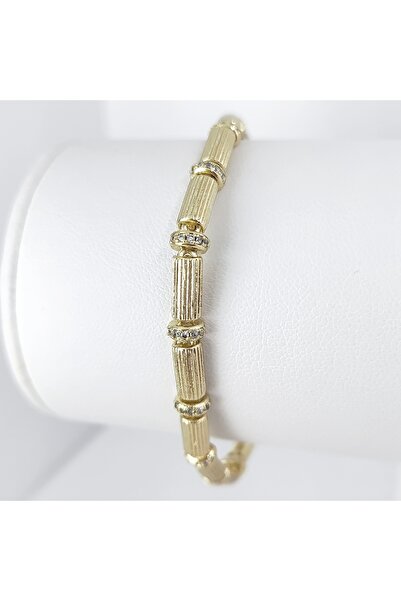 Milena BRATARA DAMA PLACATA CU AUR 14K -LUNGIME 19CM