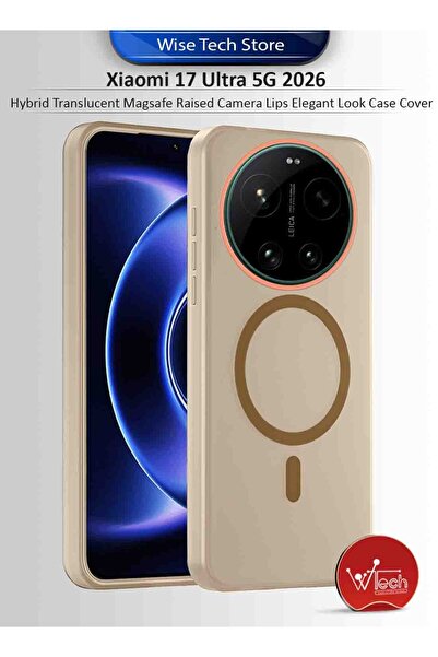 Wtech Xiaomi 17 Ultra 5G 2026 Hybrid Translucent Magsafe with Magnetic Chargi...