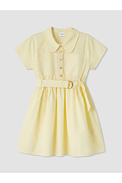 LC Waikiki Timeless Clothing & Timeless Choices Girls' Belted Shirt Dress