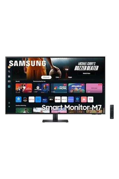 Samsung M70D Akıllı Monitör, 43 İnç, 4K AI Yükseltme, UHD, 60 Hz, Eğlence ve ...