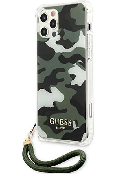 Guess Πλαστικό Πίσω Κάλυμμα Καμουφλάζ Χακί (iPhone 12 / 12 Pro) Κωδικός: GUHC...