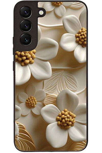 Other Θήκη Sonique Σειράς 3D Λουλουδιών για Samsung Galaxy S22 Plus Λευκή