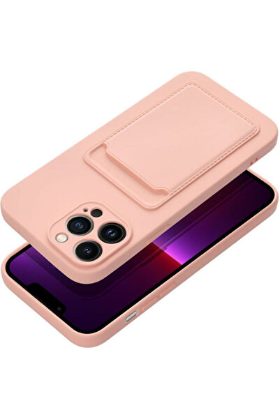 OEM Κάλυμμα πλάτης κάρτας σιλικόνης ροζ (iPhone 15 Pro) Κωδικός: 592325