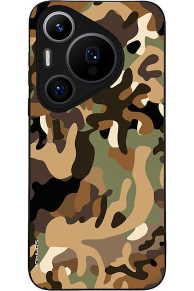 Other Θήκη Sonique Σειρά Στρατιωτικού Καμουφλάζ για Huawei Pura 70 Pro Καφέ