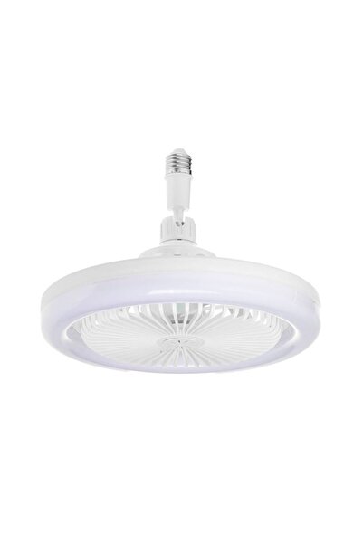 Zet Ventilator de Tavan Tip Lustră Avec, 30W, cu Telecomandă, Iluminare și Ră...