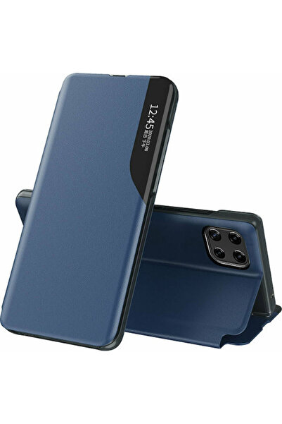 Hurtel Θήκη View Book από Συνθετικό Δέρμα Μπλε (Galaxy A22 4G)