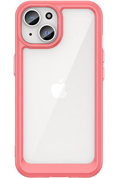 Hurtel Outer Space Κόκκινη Θήκη Πλάτης Σιλικόνης (iPhone 15)