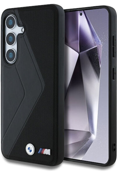 BMW Δερμάτινη Μαύρη Πίσω Θήκη (Galaxy S25) Κωδικός: BMHMS25S24PUOCSK