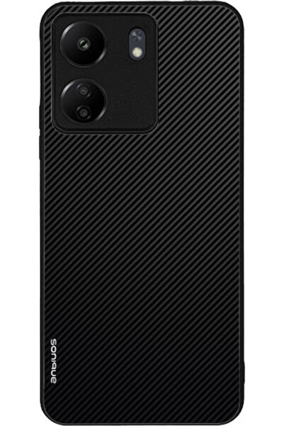 Other Θήκη Sonique Carbon Series για Xiaomi Redmi 13c 4g Poco C65 4g Μαύρο