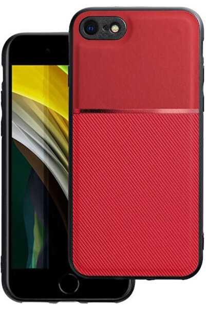 Forcell Ευγενές Πλαστικό Κόκκινο Πίσω Κάλυμμα (iPhone SE 2022/2020)