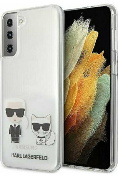 Karl Lagerfeld Karl & Choupette Πίσω Κάλυμμα Σιλικόνης Διαφανές (Galaxy S21+)...