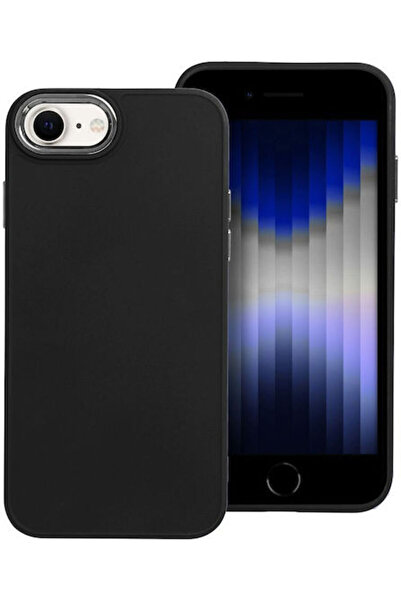 OEM Frame Back Cover Silicone Magnetic Black (iPhone 8/7)